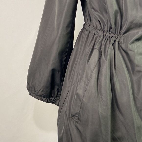 Elie Tahari black nylon zip 3/4 jacket - Picture 6 of 16